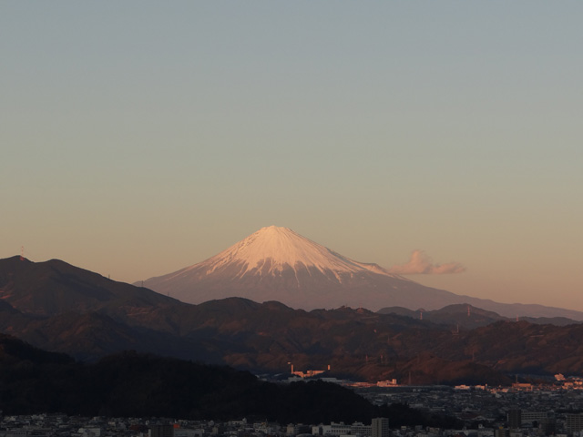 2013年元旦の富士山13｜ホッキョクグマと三角コーン