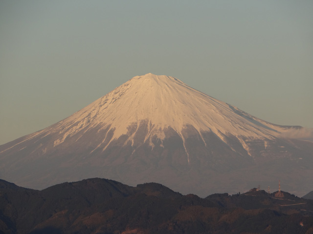 2013年元旦の富士山24｜ホッキョクグマと三角コーン