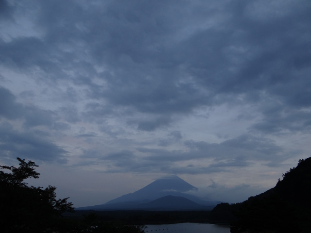 番外写真館秋の富士山10｜ホッキョクグマと三角コーン